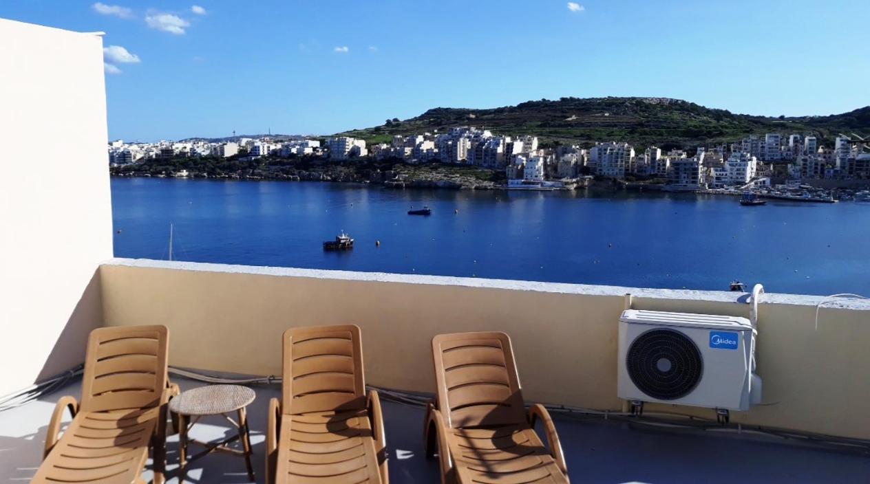 Bayview 2 Bedroom Seaview Apartment With Large Terrace With Panoramic Views - By Getawaysmalta St. Paul's Bay Exteriér fotografie