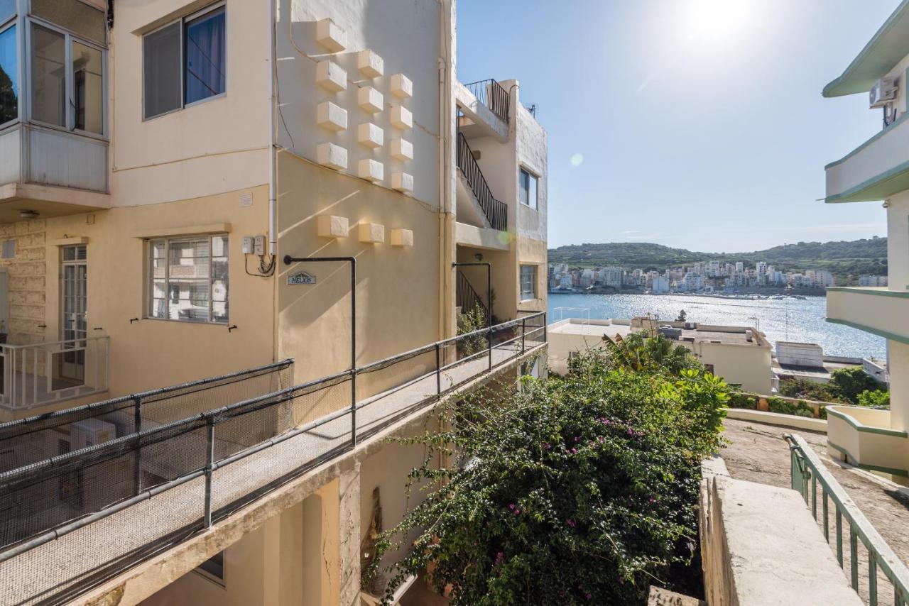 Bayview 2 Bedroom Seaview Apartment With Large Terrace With Panoramic Views - By Getawaysmalta St. Paul's Bay Exteriér fotografie